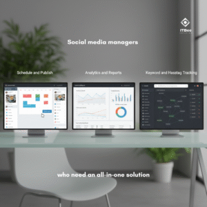 Ideal for: Social media managers who need an all-in-one solution